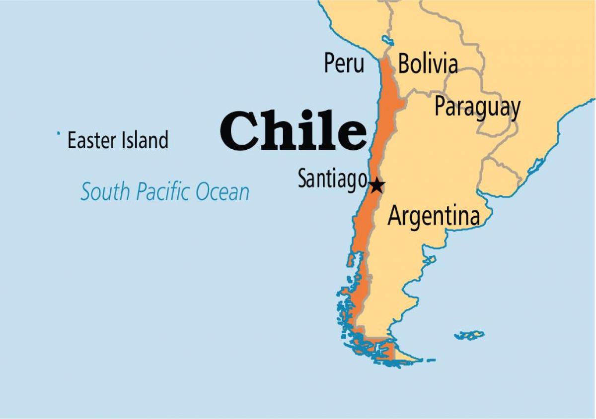 santiago de Chile térkép