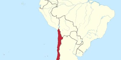 Chile dél-amerika térkép