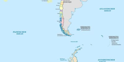 Térkép Chile-szigetek