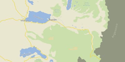 Térkép pucon Chile
