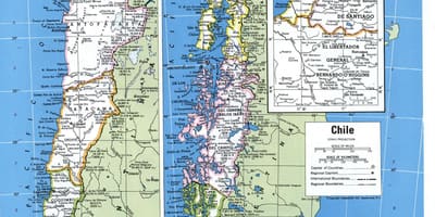 Térkép részletes Chile