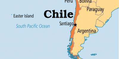Santiago de Chile térkép