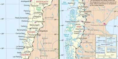 Térkép de Chile