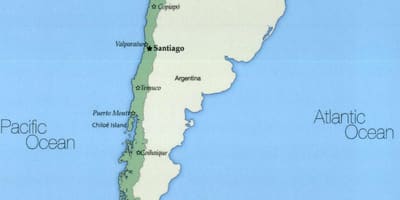 Térkép temuco, Chile
